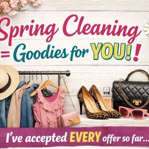 SPRING CLEANING - shoes handbags pants shirts dresses books